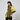 ARCHIVE - 1991 Christian Lacroix Runway Yellow Jacquard Jacket with Black Lace