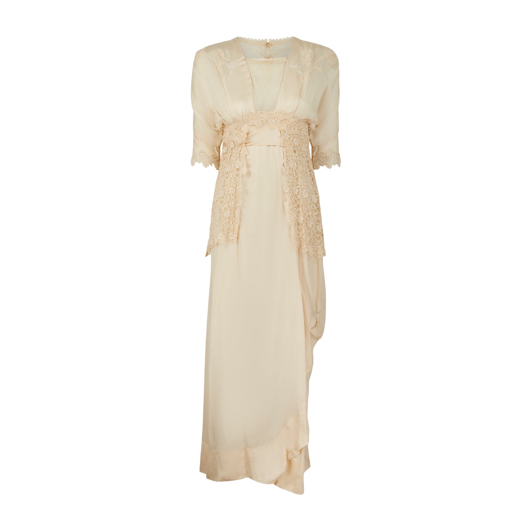 cream lace peplum dress Lace Peplum Dress