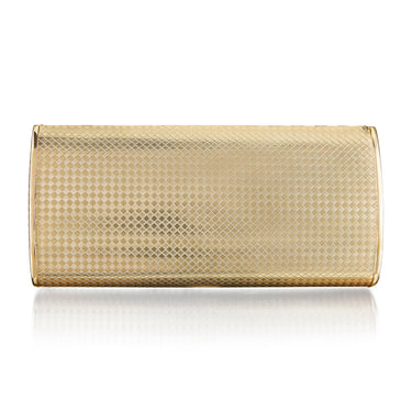 ARCHIVE - 1960s Goubaud de Paris Gold Metal Clutch Bag with Scallop Flap