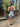 1987 Zandra Rhodes Grey Denim Ra Ra Dress