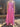 ARCHIVE - 1990s Ralph Lauren Pink Silk Maxi Dress with Crystal Straps