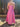 ARCHIVE - 1990s Ralph Lauren Pink Silk Maxi Dress with Crystal Straps