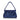 ARCHIVE - 1960s Royal Blue Silk Satin Pleated Handbag