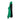 2015 Lanvin Emerald Green and Black Evening Dress with Train