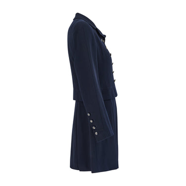 ARCHIVE - 1995 Chanel Navy and Cream Dress and Jacket Suit