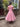 1950s Italian Alta Moda Pink Silk Crepe Ruched Sequin Dress