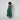 1960s William Travilla Green and Blue Sequin Dress