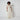 2010 Chloe Ecru Silk Chiffon Maxi-Dress with Silver Rhinestone Detailing