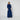 1970s Courreges Royal Blue Cotton Maxi Skirt and Cropped Jacket