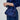 ARCHIVE - 1960s Royal Blue Silk Satin Pleated Handbag
