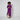 2000 Christian Lacroix Couture Purple Textured Skirt Suit
