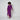 2000 Christian Lacroix Couture Purple Textured Skirt Suit