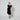 1950’s Ceil Chapman Black Crepe Crossover Dress