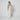 2011 Valentino White Dress with Ruffle Detail and Embellished Strap