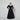 1986 Yves Saint Laurent Haute Couture Black Velvet and Jacquard Dress
