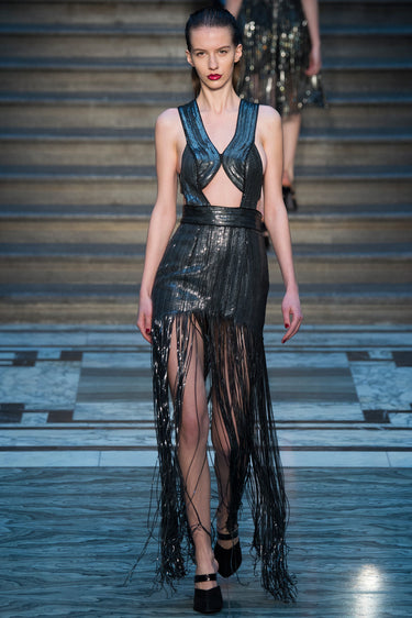 ARCHIVE - 2015 Julien MacDonald Runway Showpiece Chain Mail Dress
