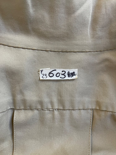 1991 Yves Saint Laurent Cotton Safari Dress