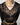 1990s Alexis Bittar Clear Lucite and Gold Toque Collar Necklace