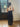 1990s Bellville Sassoon Ruched Navy and White Sequin Dress