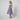 ARCHIVE - 1950s Purple and Turquoise Floral Organza Ruched Dress