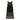 1920s Black and Cream Silk Beaded Long Flapper Dress