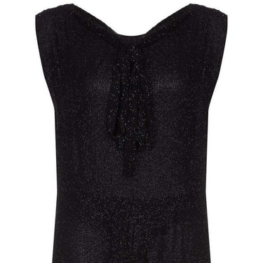 ARCHIVE - 1920s French Couture Black All Over Beaded Flapper Dress