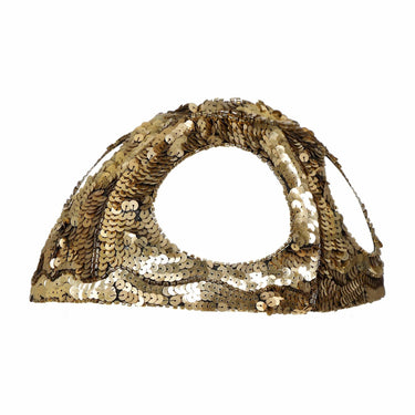 ARCHIVE - 1920s French Gold Sequinned Skull Cap