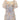 1920s Peach and Blue Silk Chiffon Floral Dress