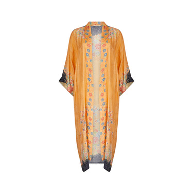 ARCHIVE - 1920s Pongee Silk Satsuma Dressing Robe Gown