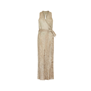 ARCHIVE - 1930s Haute Couture Silver Lame Evening Dress