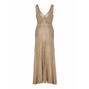 ARCHIVE - 1930s Gold Lame Bias Cut Gown