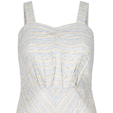 ARCHIVE - 1930s Silver Lamé Bias Cut Gown With Empire Waistband and Matching Jacket