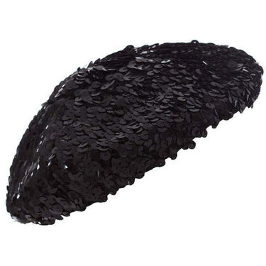 ARCHIVE: 1940s Black Sequin Hat