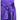 1940s Haute Couture Purple Satin Chiffon Dress