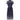ARCHIVE - 1940s Navy And White Polkadot Dress With Bow Detail and Waist Tie