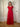 1940s Norman Young Red Georgette Maxi Dress