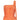 1960s Harrods Orange Silk Georgette Dress With Asymmetrical Strap