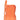 1960s Harrods Orange Silk Georgette Dress With Asymmetrical Strap