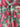 1950s Jenners Rose Print Organza Maxi Dress