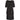 ARCHIVE - 1950s Black Chantilly Lace Peplum Cocktail Dress