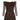 1950s Cardinal Brown Silk Chiffon and Feather Trim Dress