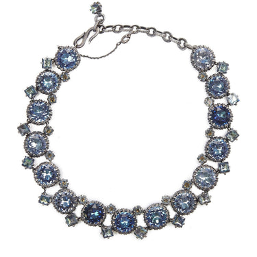 ARCHIVE - 1950s Christian Dior Blue Crystal Necklace