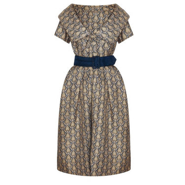 ARCHIVE - 1950s Christian Dior London Modele Original Silk Dress