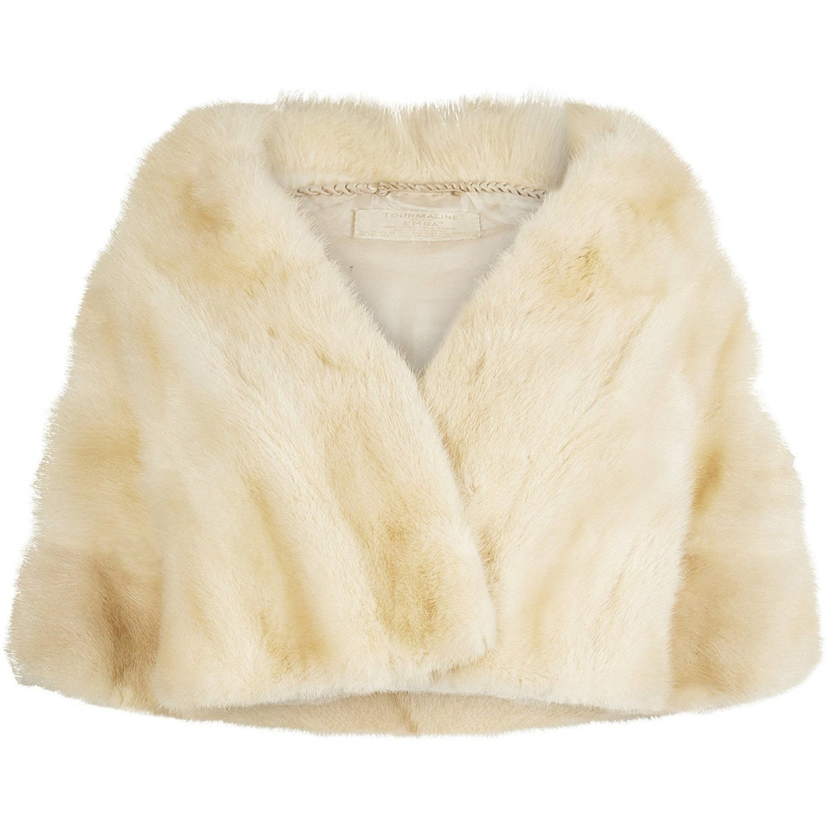 ARCHIVE 1950s Emba Tourmaline Mink Fur Caplet With Silk Lining