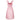 1950s Worth Haute Couture Pink and White Tulle Dress With Organza Bud Appliqués