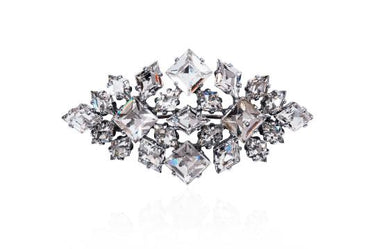ARCHIVE - 1950s Art Deco Diamante Brooch
