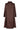 1950s Chocolate Brown Silk Swing Coat