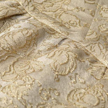 1950s Jacques Heim Demi Couture Gold Brocade Shift Dress