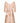 1950s Rose Gold Embroidered Silk Dress