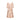 1950s Rose Gold Embroidered Silk Dress